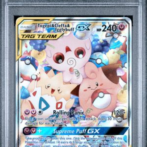 2019 POKEMON SUN & MOON TGPI/CLFA/IGLYBF GX #143a CEE-'20 YAAA-SML/MTY. P/C GEM MT 10