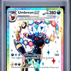 2025 POKEMON SVP EN EMBREON ex GEM MT 10 PRE PREMIUM FIGURE COLL