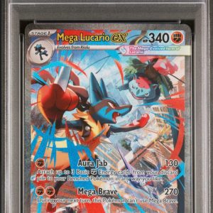 2025 POKEMON MEG EN MEGA LUCARIO ex GEM MT 10 SPECIAL ILLUSTRATION RATE